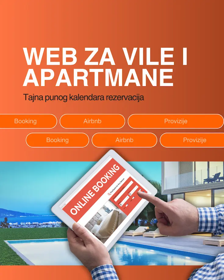 Zašto je web stranica za apartmane ključ uspjeha u turizmu